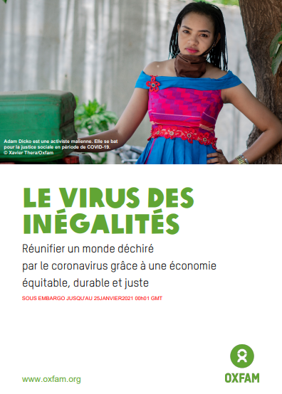 Le virus des inégalités : Réunifier un monde déchiré par le coronavirus grâce à une économie équitable, durable et juste